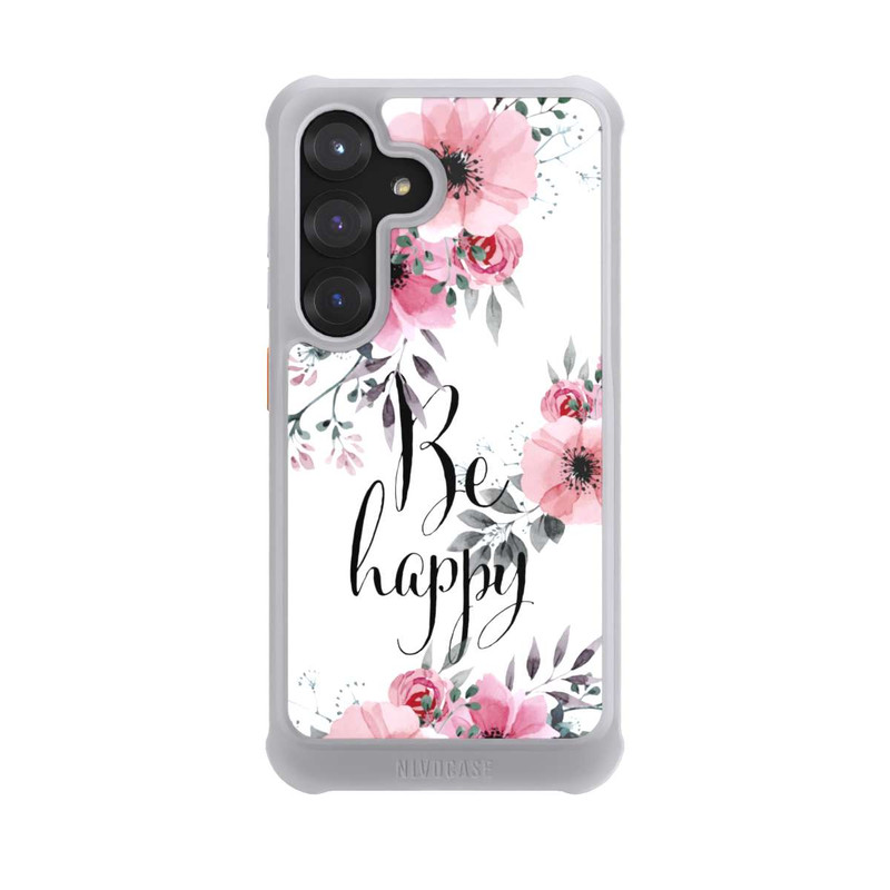 Galaxy S25 NIVOmax Be Happy Fleurs