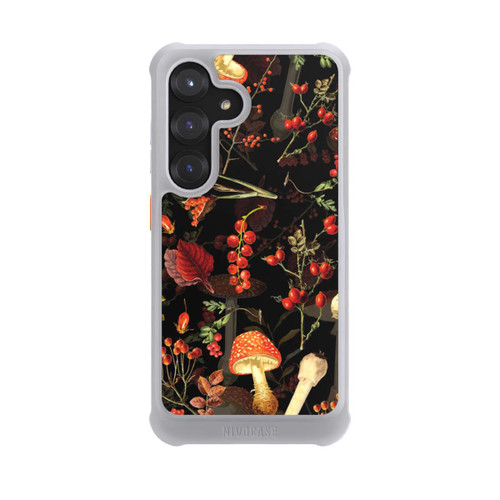 Samsung Galaxy S25 NIVOmax Pilzmuster Schwarz