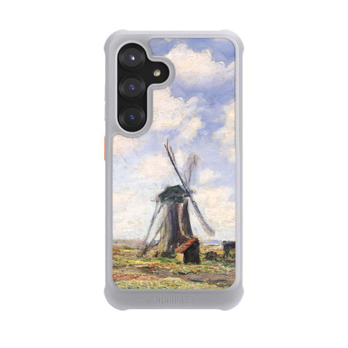 Samsung Galaxy S25 NIVOmax Tulpenfelder mit der Rijnsburger Windmühle von Claude Monet