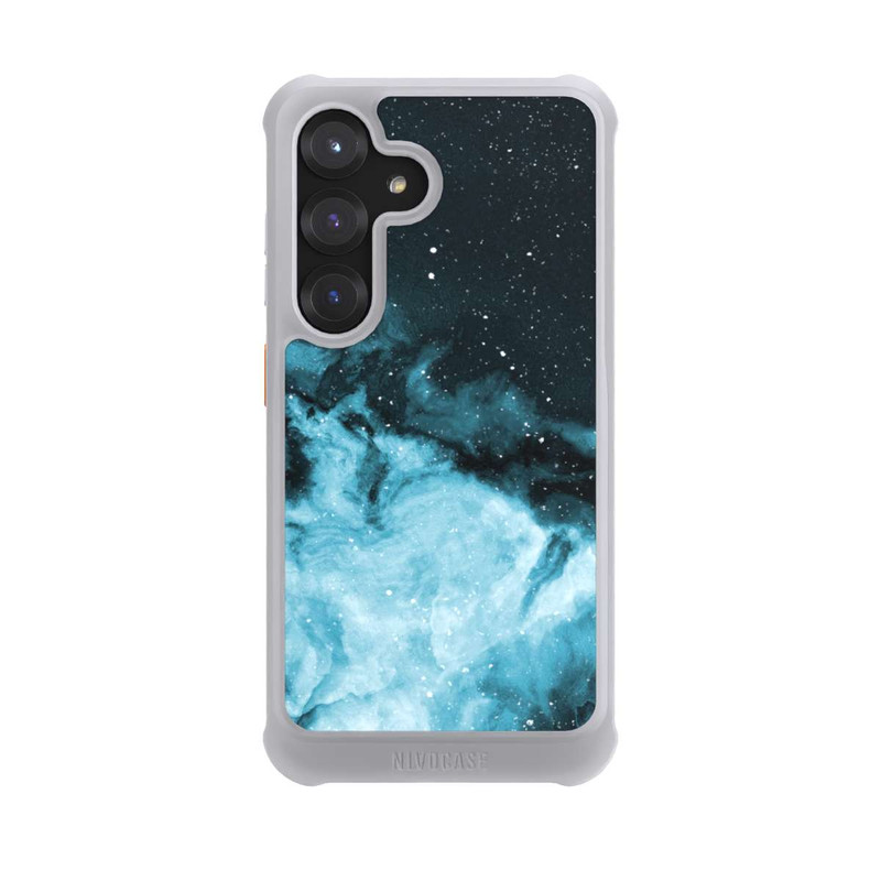 Galaxy S25 NIVOmax La pleine conscience bleue