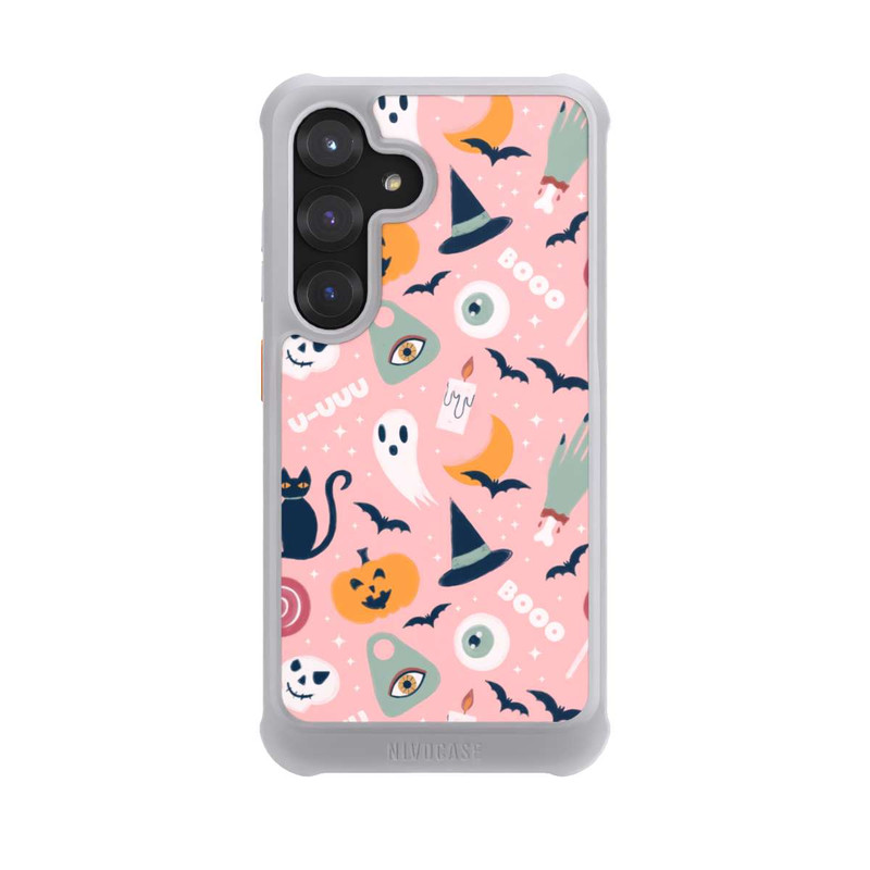 Galaxy S25 NIVOmax Cute Halloween Ghosts Pattern