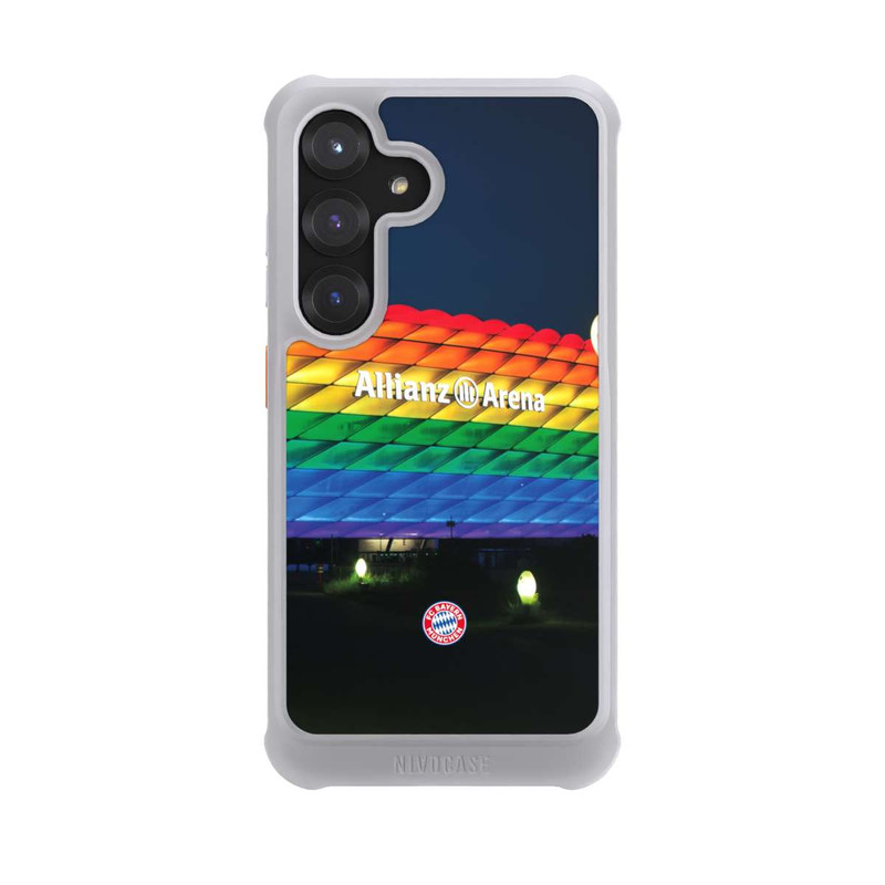 Galaxy S25 NIVOmax Allianz Arena Rainbow