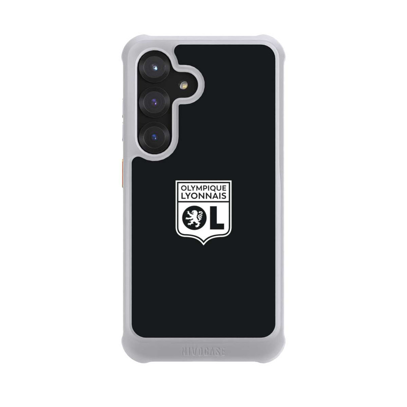 Galaxy S25 NIVOmax OL Logo Schwarz und Weiß