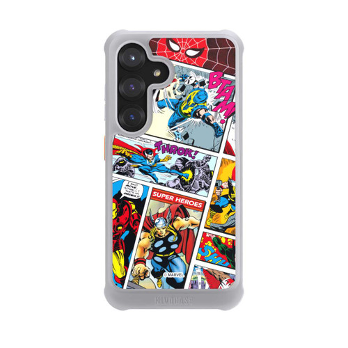 Samsung Galaxy S25 NIVOmax Marvel Retro Comic Blue