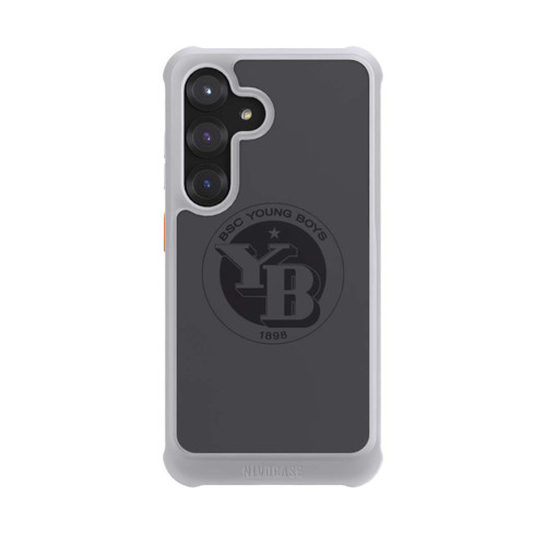 Samsung Galaxy S25 NIVOmax BSC YB Logo Grau