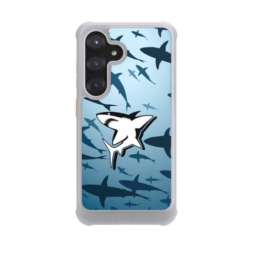 Samsung Galaxy S25 NIVOmax Haie Muster Blau