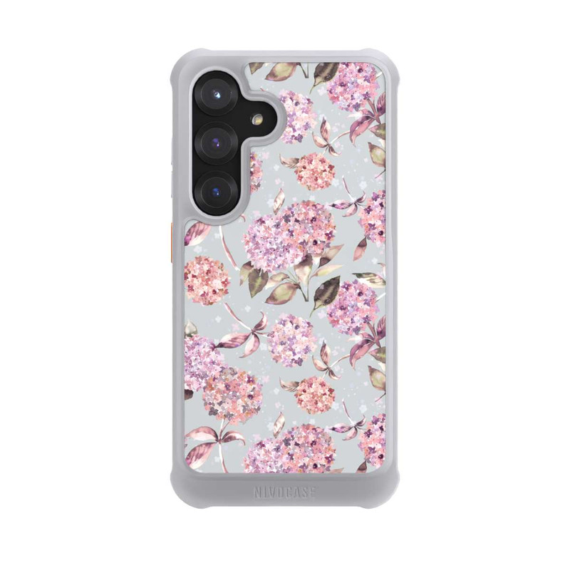 Galaxy S25 NIVOmax Pastel Magic Hydrangea Floral Watercolor Pink