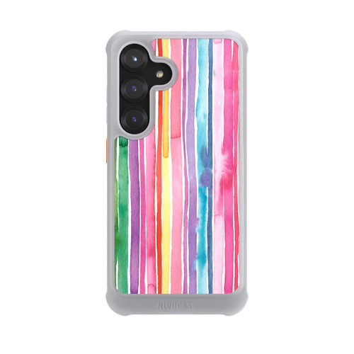 Samsung Galaxy S25 NIVOmax Camouflage Regenbogenstreifen