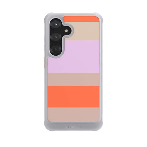 Samsung Galaxy S25 NIVOmax Moca Lila Orange Stripes