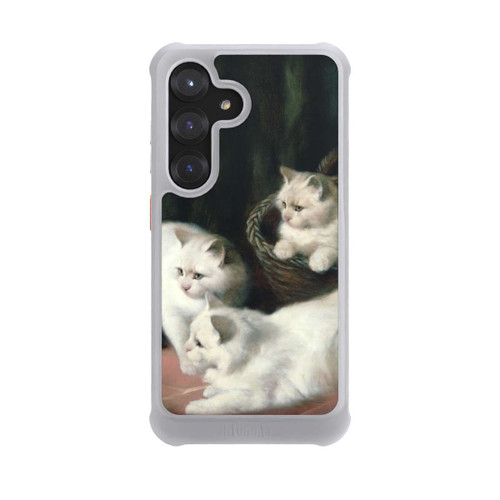 Samsung Galaxy S25 NIVOmax Three White Angora Kittens