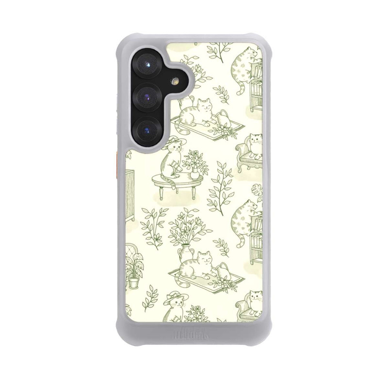 Galaxy S25 NIVOmax Chonky Cats Toile de Jouy