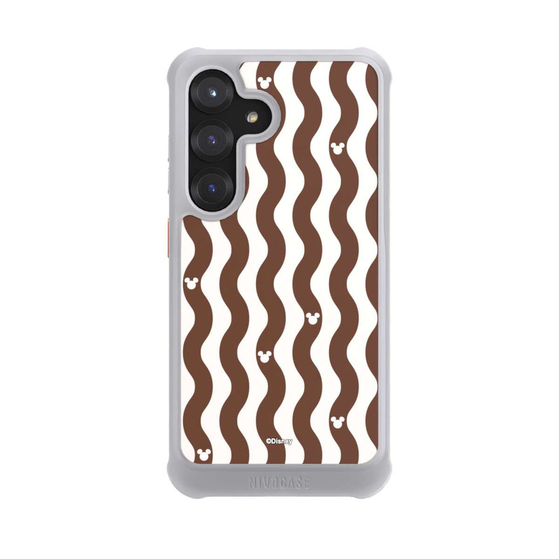 Galaxy S25 NIVOmax Micky Muster Braune Wellen