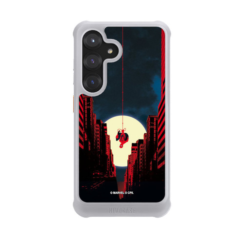 Samsung Galaxy S25 NIVOmax Spider-Man Marvel between Skyscrapers