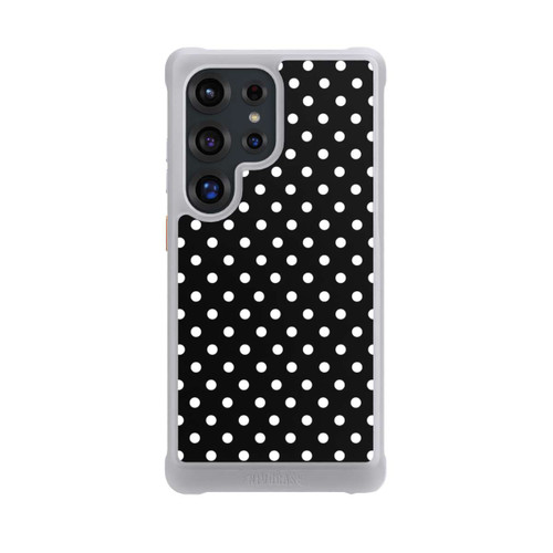 Samsung Galaxy S25 Ultra NIVOmax Confettis blancs sur fond noir
