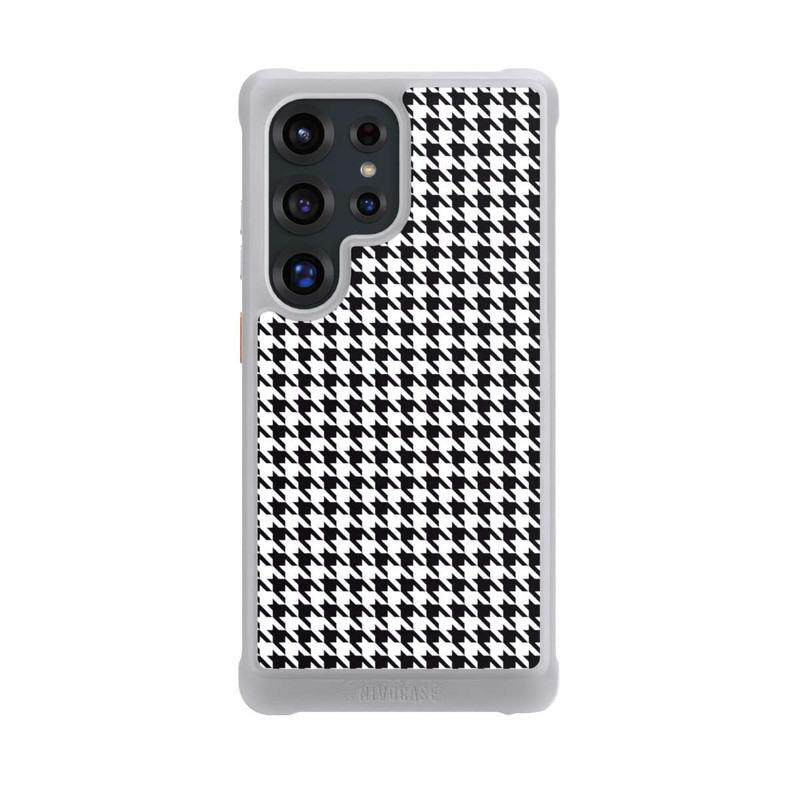 Galaxy S25 Ultra NIVOmax Hahnentritt Schwarz Weiß