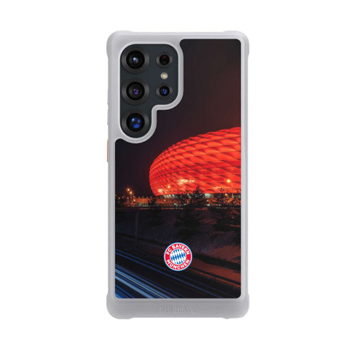 Samsung Galaxy S25 Ultra NIVOmax Allianz Arena bei Nacht FCB
