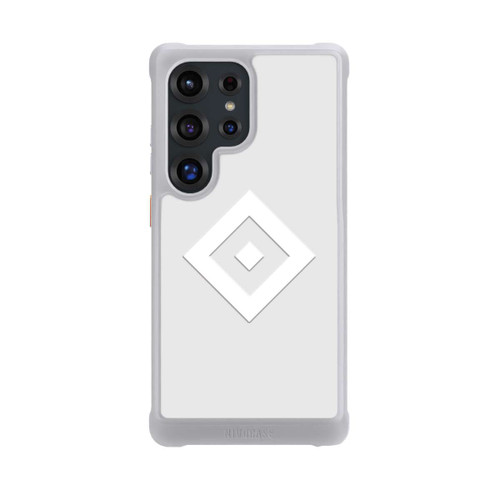 Samsung Galaxy S25 Ultra NIVOmax Rauten Logo auf HSV Grau