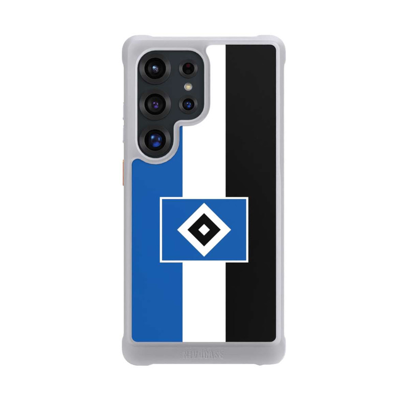 Galaxy S25 Ultra NIVOmax HSV Streifen - Blau-Weiß-Schwarz