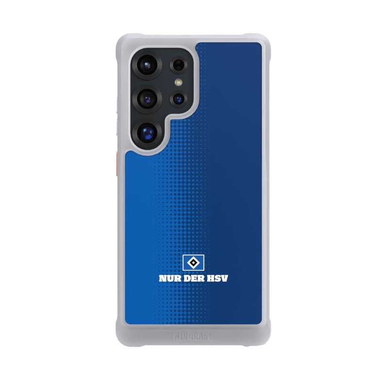 Galaxy S25 Ultra NIVOmax Nur der HSV - Rautenraster Blau