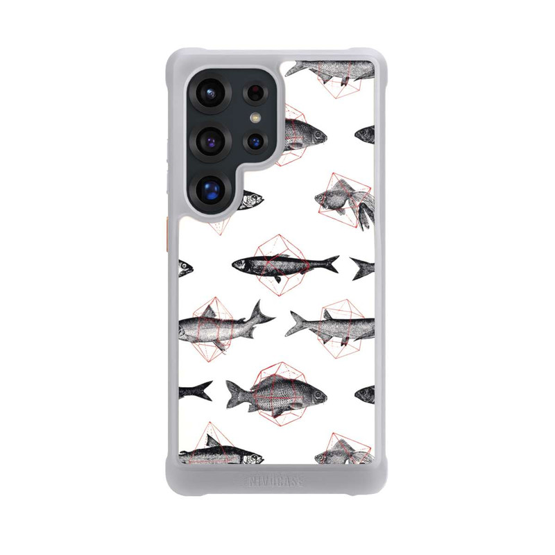 Galaxy S25 Ultra NIVOmax Fische in Geometrie