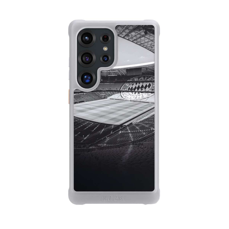 Galaxy S25 Ultra NIVOmax Stadion FC Bayern - Black White