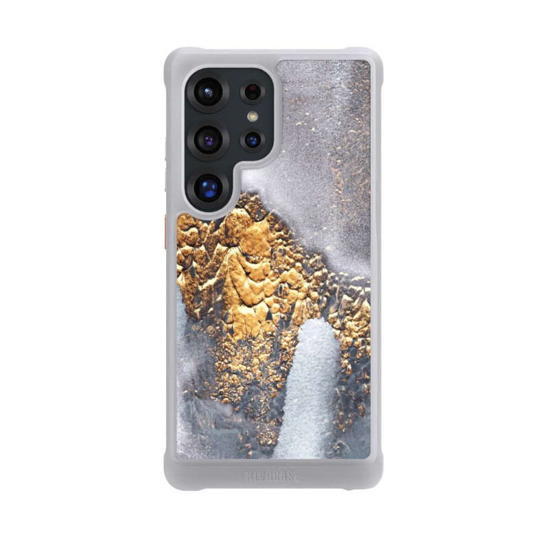 Galaxy S25 Ultra NIVOmax Beton-Gold-Glitzerlook