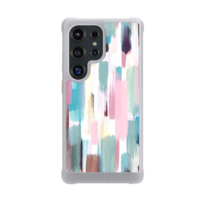 Galaxy S25 Ultra NIVOmax Abstrakte Pinselstriche in Pastelltönen