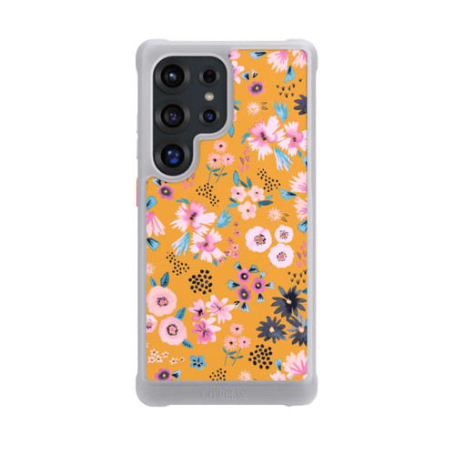 Samsung Galaxy S25 Ultra NIVOmax Petites Fleurs Jaune Moutarde