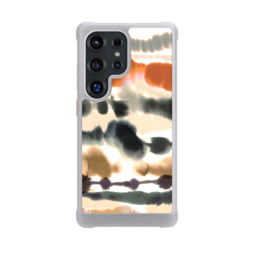 Samsung Galaxy S25 Ultra NIVOmax Soft Nautical Watercolor Lines Orange