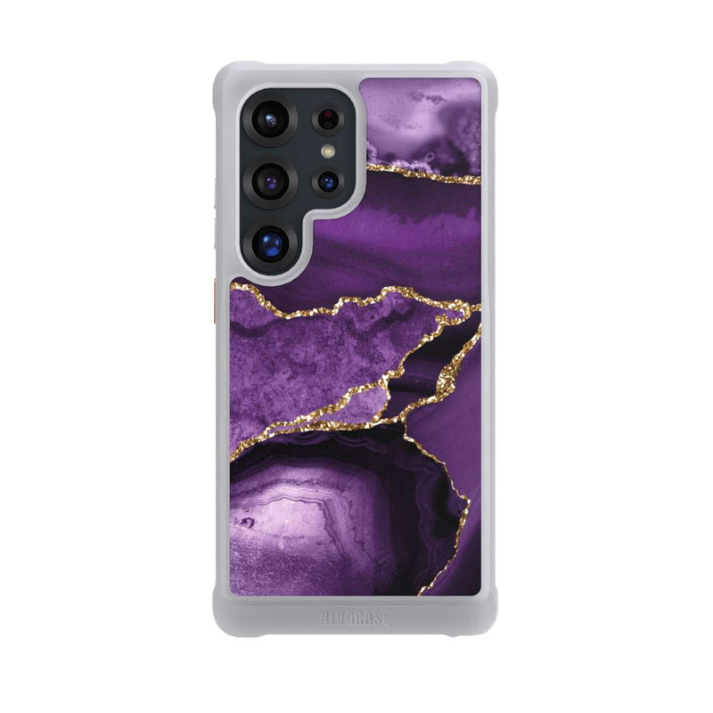 Galaxy S25 Ultra NIVOmax Lila Marmor Landschaft