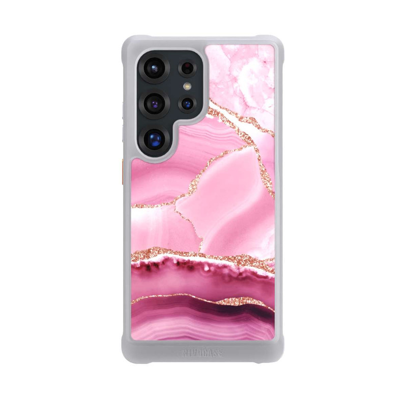 Galaxy S25 Ultra NIVOmax Meerjungfrauen Pink Marmor