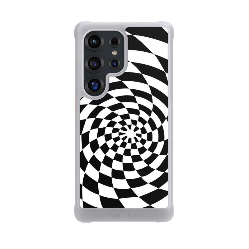Galaxy S25 Ultra NIVOmax Schwarz-Weiß Illusion