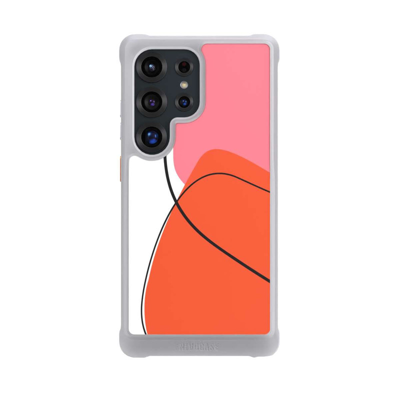Galaxy S25 Ultra NIVOmax Meine orangefarbene Kunst