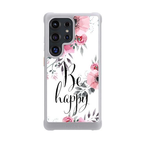 Samsung Galaxy S25 Ultra NIVOmax Be Happy Blumen