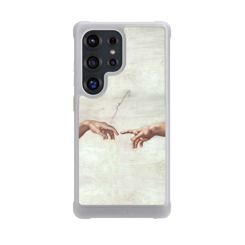 Galaxy S25 Ultra NIVOmax Die Hände von Gott und Adam von Michelangelo Buonarroti