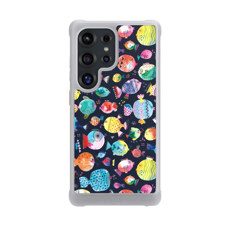 Galaxy S25 Ultra NIVOmax Strandkugelfische Kinder Marineblau