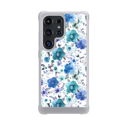 Samsung Galaxy S25 Ultra NIVOmax Winterblumensträuße Blau