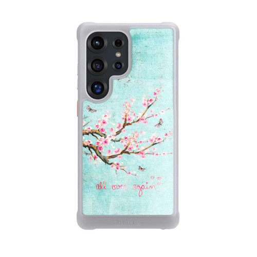 Samsung Galaxy S25 Ultra NIVOmax Kirschblütenbaummuster Blau