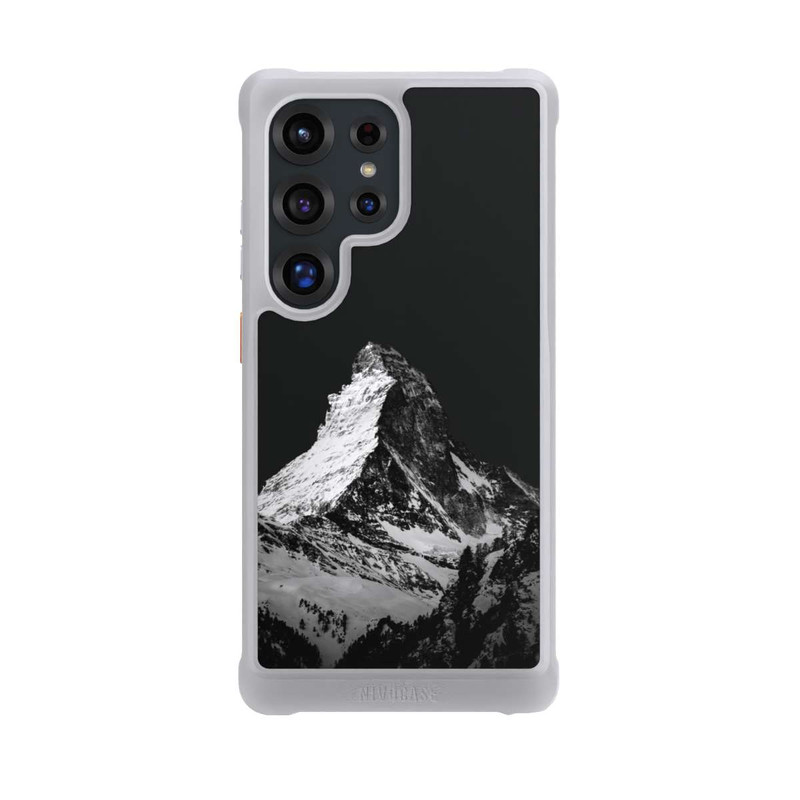 Galaxy S25 Ultra NIVOmax Snow Capped Mountains grey