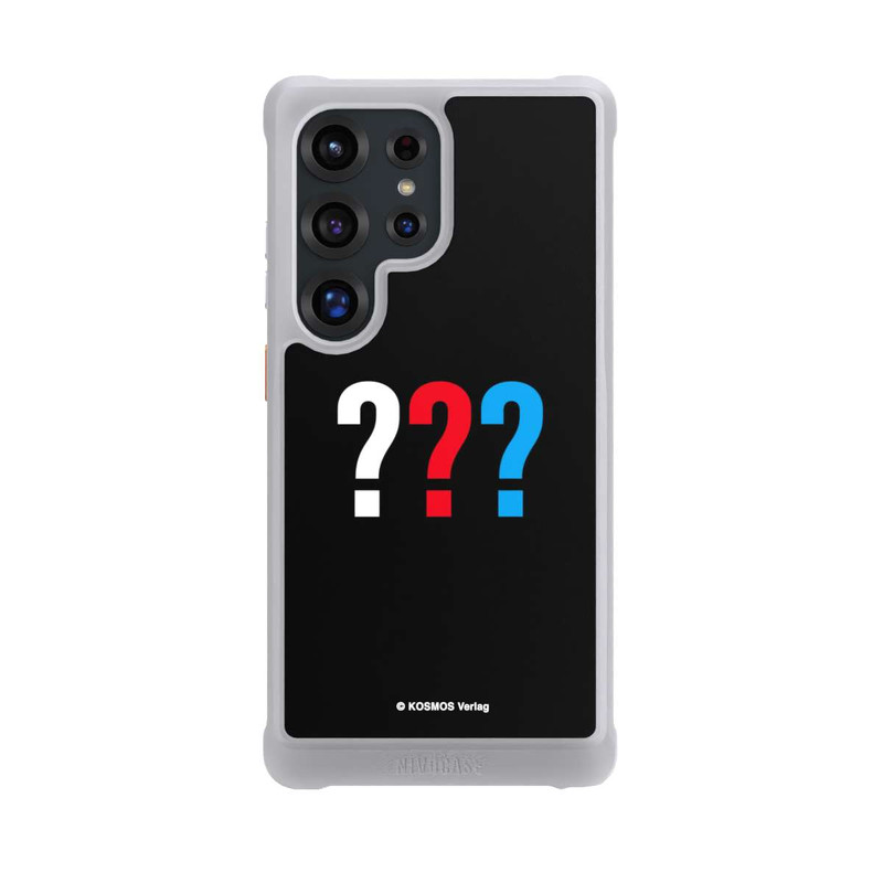 Galaxy S25 Ultra NIVOmax Drei Fragezeichen Logo