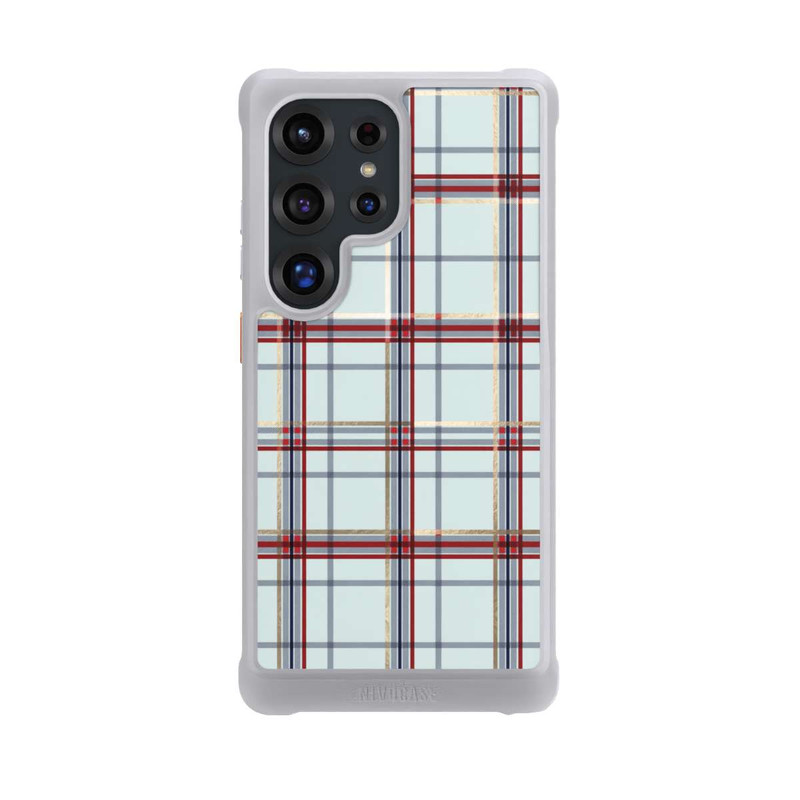 Galaxy S25 Ultra NIVOmax Tartan Blau
