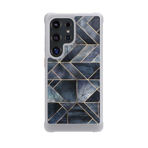 Samsung Galaxy S25 Ultra NIVOmax Abstraktes Natur-Dunkelblau