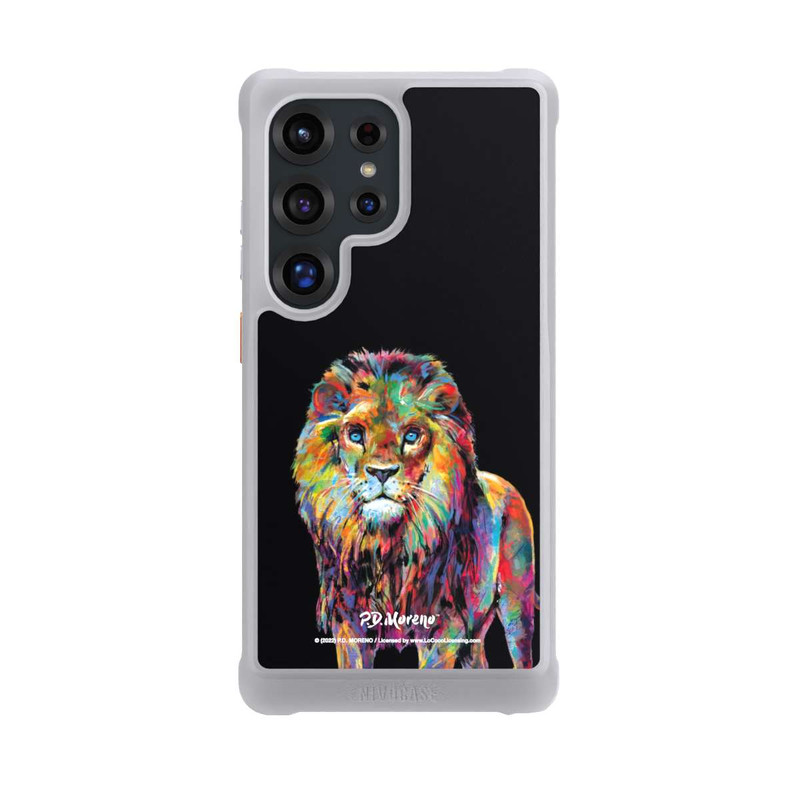 Galaxy S25 Ultra NIVOmax Löwe Bunte Kunst von P.D. Moreno