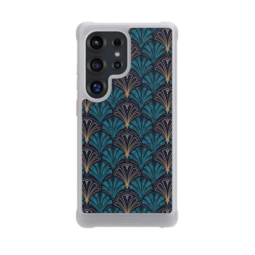 Samsung Galaxy S25 Ultra NIVOmax Art Deco Teal Gold Seamless