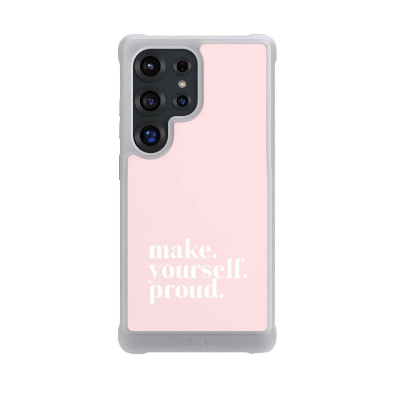 Galaxy S25 Ultra NIVOmax Make Yourself Proud Zitat - Altrosa