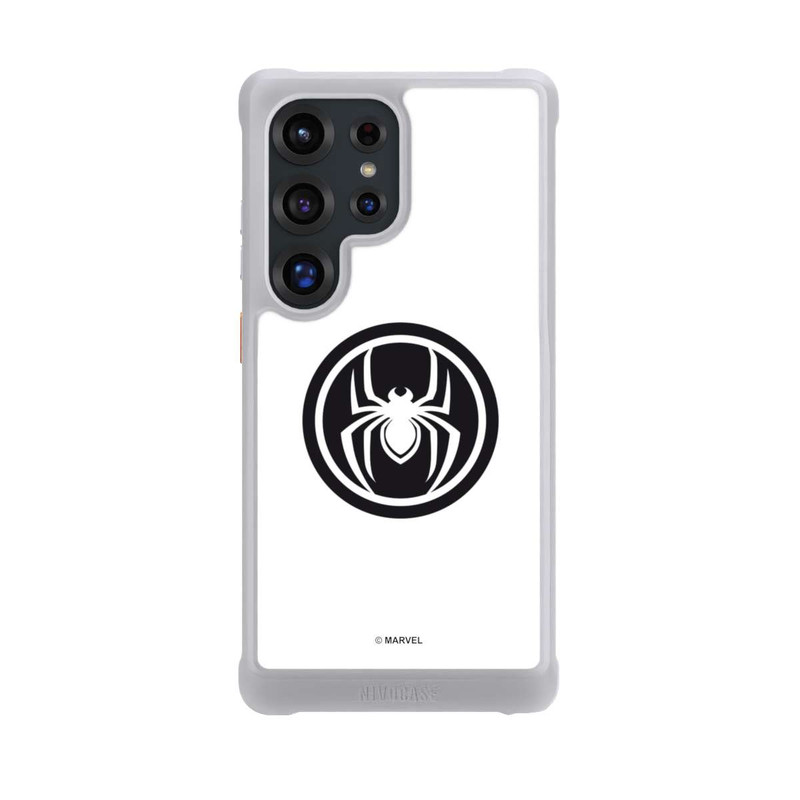 Galaxy S25 Ultra NIVOmax Spider-Man Logo White