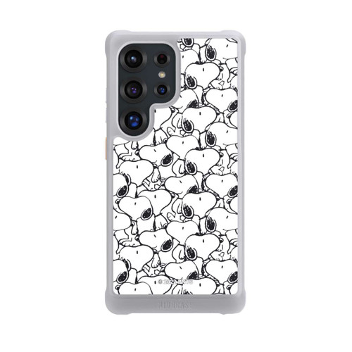 Samsung Galaxy S25 Ultra NIVOmax Snoopy Muster Schwarz und Weiß