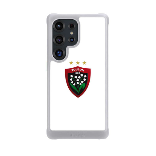 Samsung Galaxy S25 Ultra NIVOmax Logo RC Toulonnais Blanc