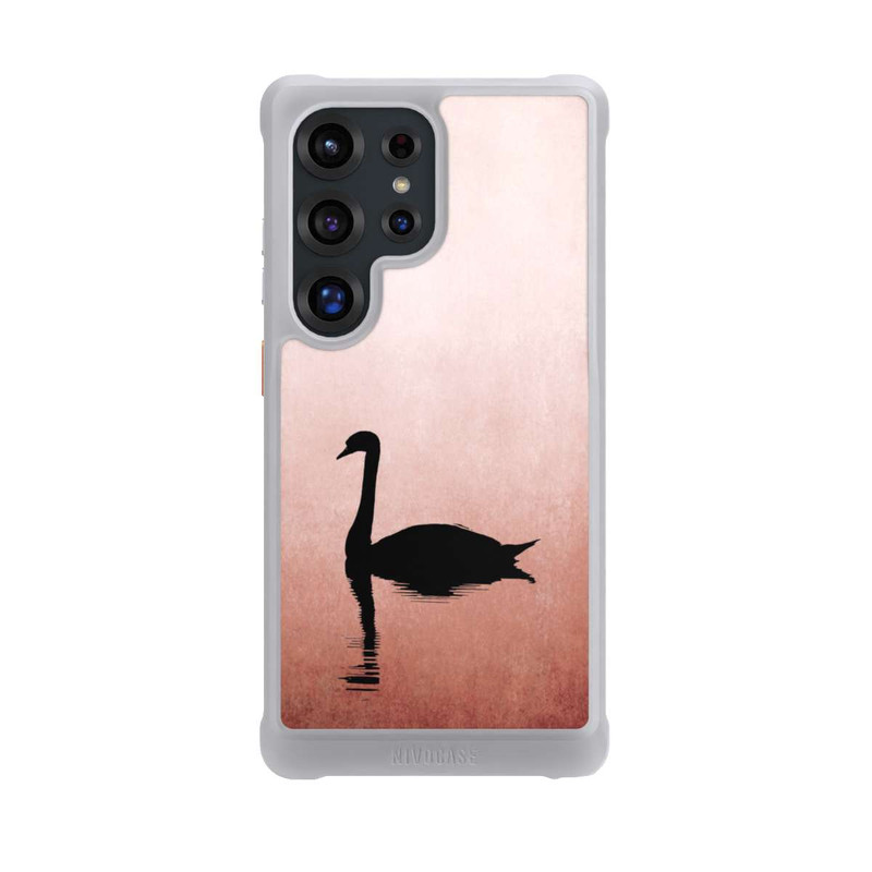 Galaxy S25 Ultra NIVOmax Der rote Schwan