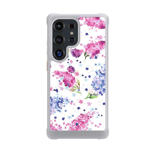 Samsung Galaxy S25 Ultra NIVOmax Floral Hydrangeas Lilac Pink
